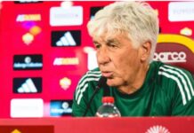 LA TESTA A SASSUOLO Gasperini